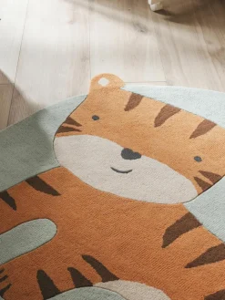 Handgetufteter Kinderteppich Savannah aus Wolle