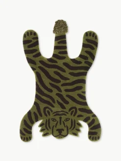 Handgetufteter Wollteppich Safari