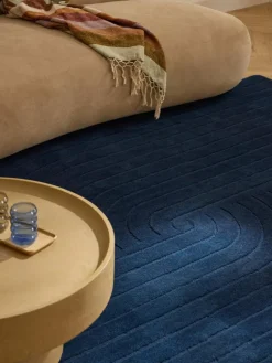 Handgetufteter Wollteppich Mason