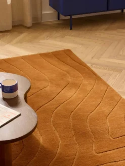 Handgetufteter Wollteppich Aaron