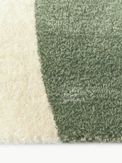 Handgetufteter Wollteppich Talitha mit abstraktem Muster