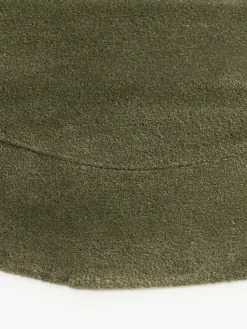 Handgetufteter Wollteppich Kadey in organischer Form