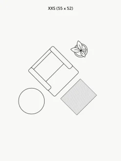 Handgetufteter Wollteppich Tiger Face