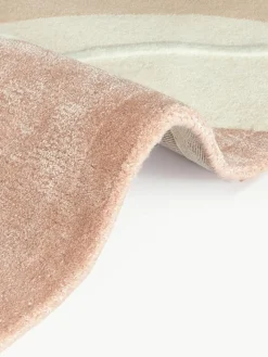 Handgetufteter Wollteppich Talitha mit abstraktem Muster