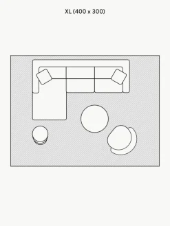 Handgetufteter Wollteppich Aaron