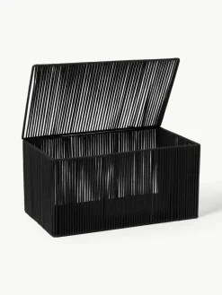 Handgewebte Aufbewahrungsboxen Gabe aus Seil, 2er-Set