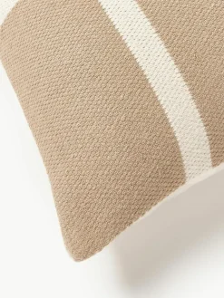 Handgewebte Kissenhülle Asta mit geometrischem Muster
