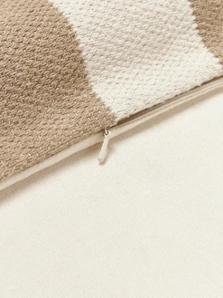 Handgewebte Kissenhülle Asta mit geometrischem Muster