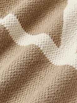 Handgewebte Kissenhülle Asta mit geometrischem Muster