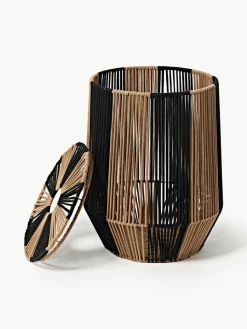 Handgewebte Wäschekörbe Gabe aus Seil, 2er-Set