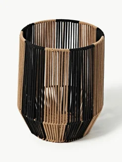 Handgewebte Wäschekörbe Gabe aus Seil, 2er-Set