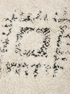 Handgewebter Baumwollläufer Fionn mit Fransen