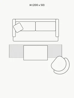 Handgewebter Baumwoll-Läufer Neah