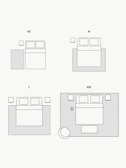 Handgewebter Baumwollteppich Ziggy mit erhabener Hoch-Tief-Struktur