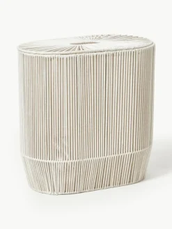 Handgewebter Doppel-Wäschekorb Gabe aus Seil