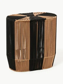 Handgewebter Doppel-Wäschekorb Gabe aus Seil