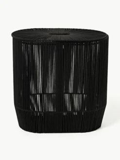 Handgewebter Doppel-Wäschekorb Gabe aus Seil