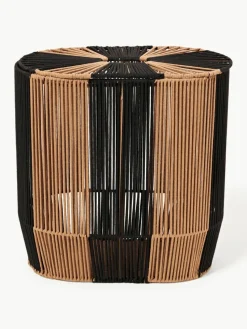 Handgewebter Doppel-Wäschekorb Gabe aus Seil