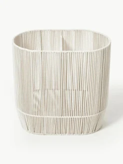 Handgewebter Doppel-Wäschekorb Gabe aus Seil