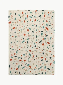 Handgewebter Kinderteppich Terrazzo, waschbar