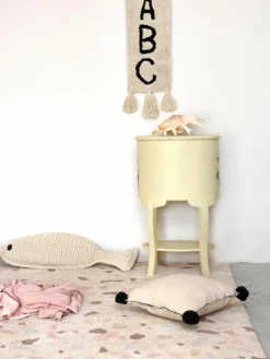 Handgewebter Kinderteppich Terrazzo, waschbar