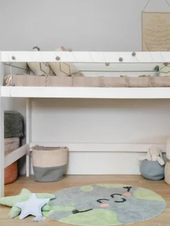 Handgewebter Kinderteppich Big Big World, waschbar