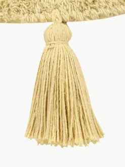 Handgewebter Kinderteppich You're My Sunshine mit Quasten, waschbar