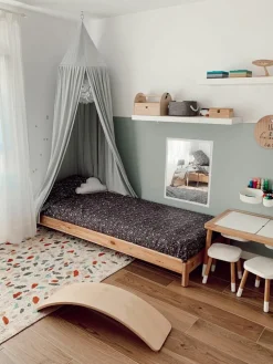 Handgewebter Kinderteppich Terrazzo, waschbar