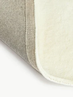 Handgewebter Kurzflor-Wollteppich Gwyneth