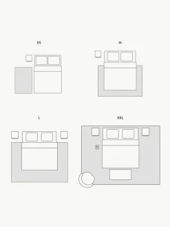 Handgewebter Teppich Laine mit Hoch-Tief-Muster und Fransen