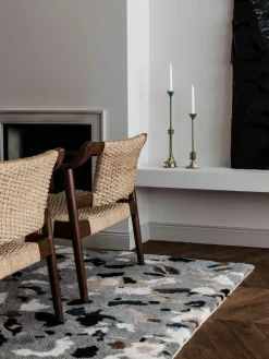 Handgewebter Wollteppich Archipelago