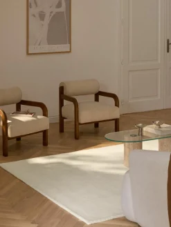 Handgewebter Wollteppich Zayne