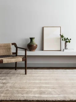 Handgewebter Wollteppich Fjord