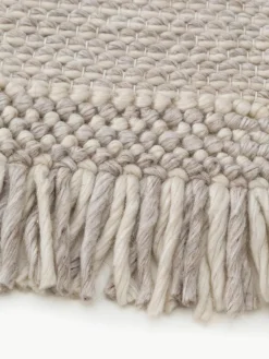 Handgewebter Wollteppich Daphne