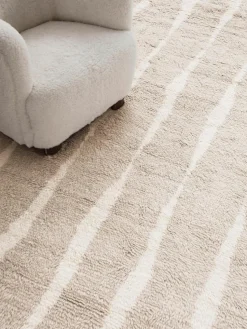 Handgewebter Wollteppich Fjord