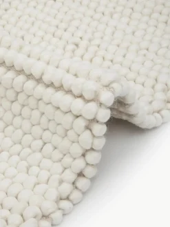 Handgewebter Wollteppich Pebble