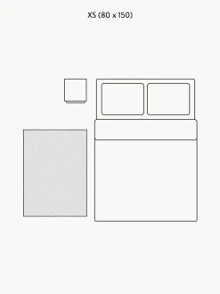 Handgewebter Wollteppich Adley mit Hoch-Tief-Struktur