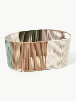 Handgewebter Wäschekorb Gabe aus Seil