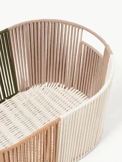 Handgewebter Wäschekorb Gabe aus Seil