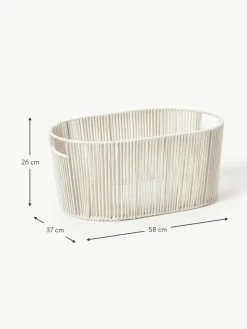 Handgewebter Wäschekorb Gabe aus Seil