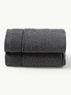 Handtuch Luxe mit Streifenbordüre, in verschiedenen Größen