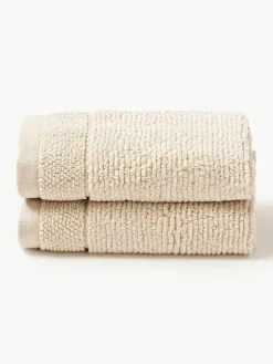 Handtuch Luxe mit Streifenbordüre, in verschiedenen Größen