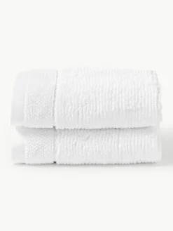 Handtuch Luxe mit Streifenbordüre, in verschiedenen Größen