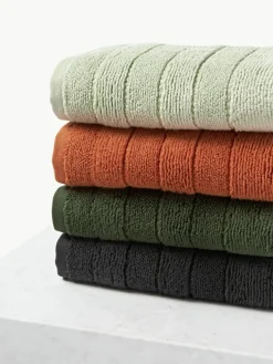 Handtuch Luxe mit Streifenbordüre, in verschiedenen Größen