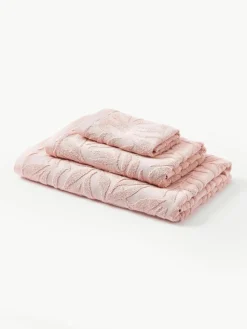 Handtuch-Set Leaf, in verschiedenen Setgrößen