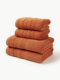 Handtuch-Set Luxe mit Streifenbordüre, in verschiedenen Setgrößen