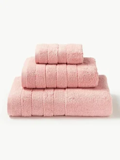 Handtuch-Set Luxe mit Streifenbordüre, in verschiedenen Setgrößen