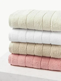 Handtuch-Set Luxe mit Streifenbordüre, in verschiedenen Setgrößen