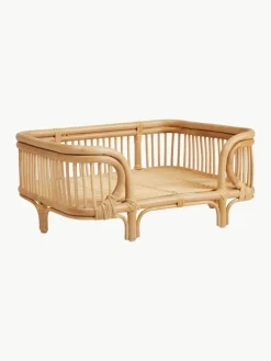 Haustierbett Otto aus Rattan, in verschiedenen Größen