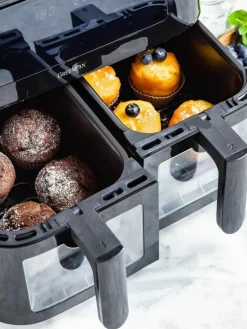 Heißluftfritteuse Bistro mit zwei Kammern